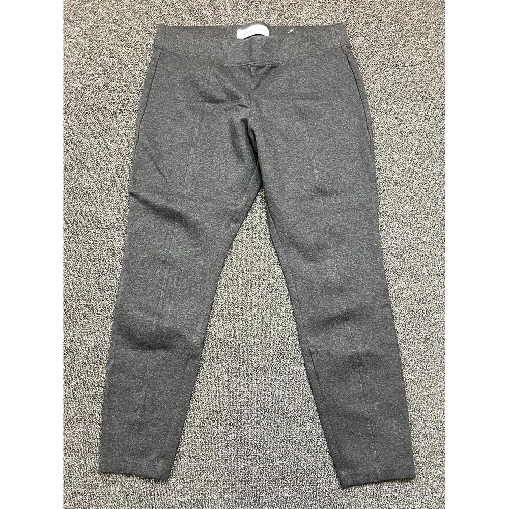 Old Navy Stevie Leggings Womens Large Gray High Rise Tapered Leg Elastic Waist
